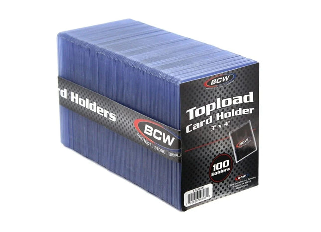 Gamers Guild AZ BCW BCW 3x4 Topload Card Holder - Standard (100 CT. Pack) BCW