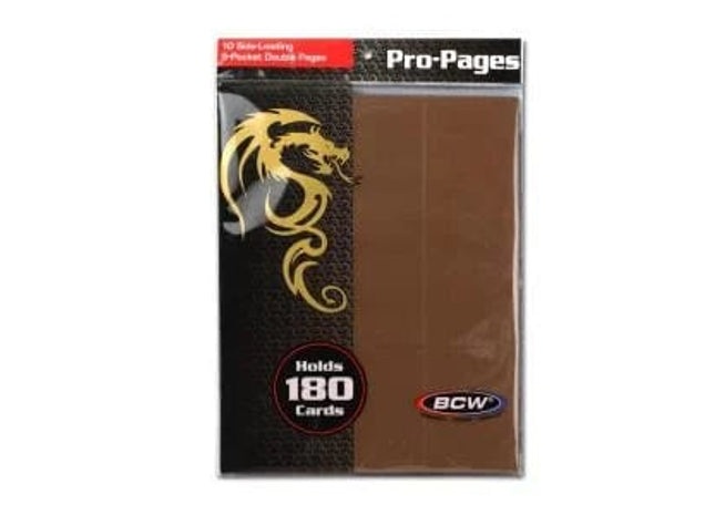 Gamers Guild AZ BCW BCW: Accessories - 9-Pocket Side Loading Pro Pages Brown BCW
