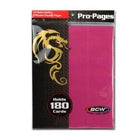 Gamers Guild AZ BCW BCW: Accessories - 9-Pocket Side Loading Pro Pages Pink BCW