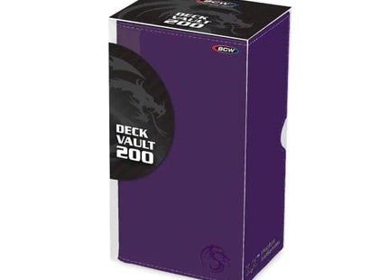 Gamers Guild AZ BCW BCW: Boxes - Deck Vault 200 Purple BCW