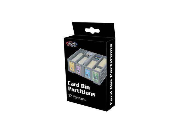 Gamers Guild AZ BCW BCW Card Bin Partitions - Gray BCW