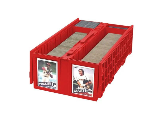 Gamers Guild AZ BCW BCW Collectible Card Bin - 1600 (Red) BCW