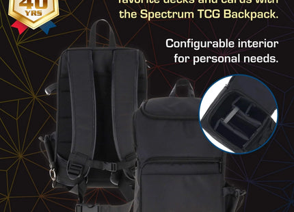 Gamers Guild AZ BCW BCW Supplies: Spectrum: TCG Backpack - Black GTS