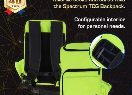 Gamers Guild AZ BCW BCW Supplies: Spectrum: TCG Backpack - Radioactive Green GTS
