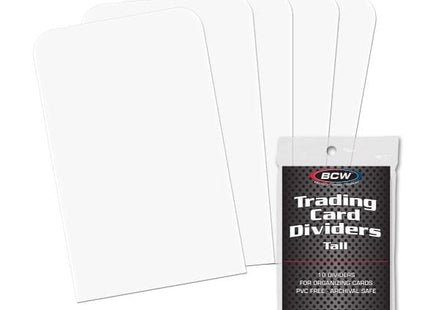 Gamers Guild AZ BCW BCW Tall Trading Card Dividers BCW