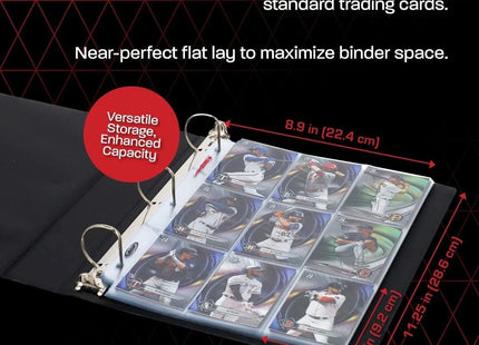 Gamers Guild AZ BCW LaserWeld 9-Pocket Page (100 CT. Box) BCW