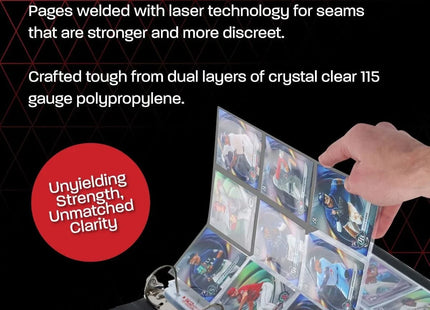 Gamers Guild AZ BCW LaserWeld 9-Pocket Page (100 CT. Box) BCW