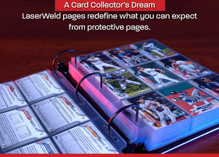 Gamers Guild AZ BCW LaserWeld 9-Pocket Page (100 CT. Box) BCW