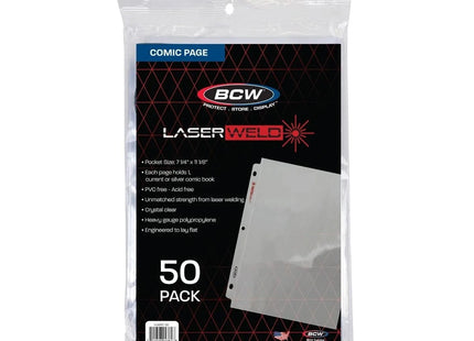 Gamers Guild AZ BCW LaserWeld Comic Page (50 CT. Pack) BCW