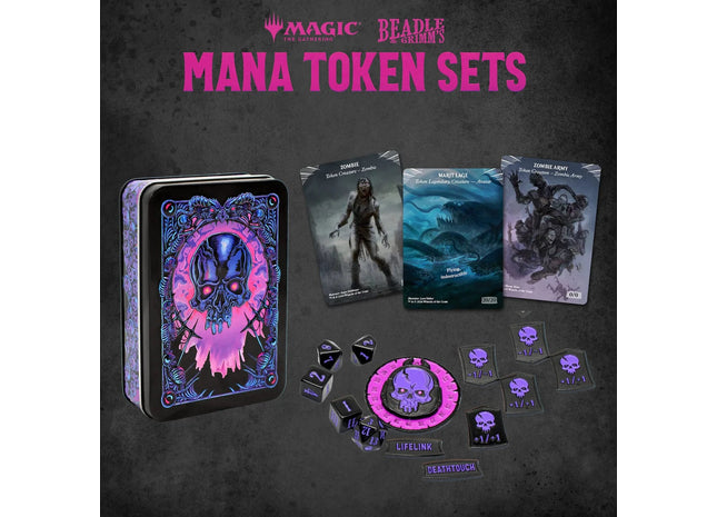Gamers Guild AZ Beadle & Grimm Beadle & Grimm's: Magic the Gathering: Mana Token Set - Black (Pre-Order) ACD Distribution
