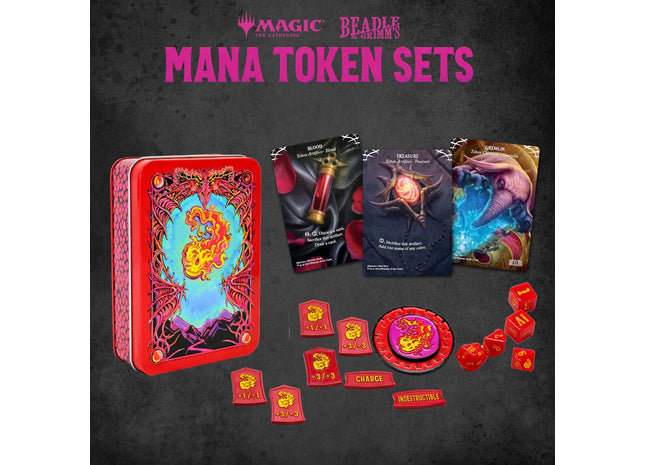 Gamers Guild AZ Beadle & Grimm Beadle & Grimm's: Magic the Gathering: Mana Token Set - Red (Pre-Order) ACD Distribution
