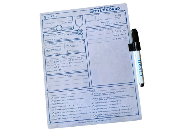 Gamers Guild AZ Beadle & Grimm's Beadle & Grimm's Dungeons and Dragons: Battle Board - Cleric Class GTS
