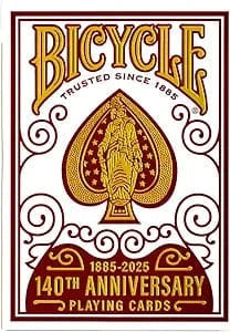 Gamers Guild AZ Bicycle Bicycle Playing Cards: 140th Anniversary Playing Cards (Pre-Order) GTS