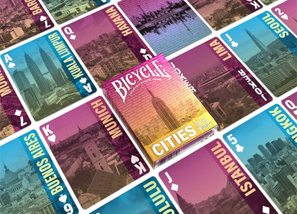 Gamers Guild AZ Bicycle Bicycle Playing Cards: Cities of the World (Pre-Order) Asmodee