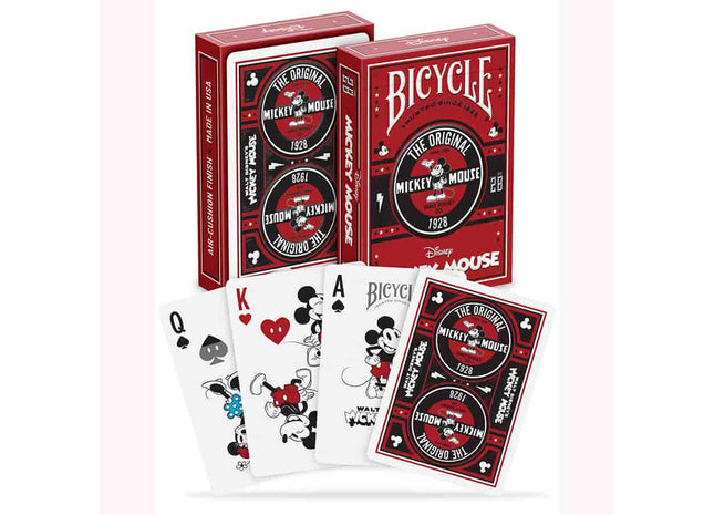Gamers Guild AZ Bicycle Bicycle Playing Cards: Disney: Classic Mickey Mouse GTS