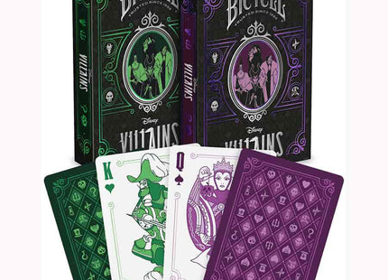 Gamers Guild AZ Bicycle Bicycle Playing Cards: Disney: Villains (Green) GTS