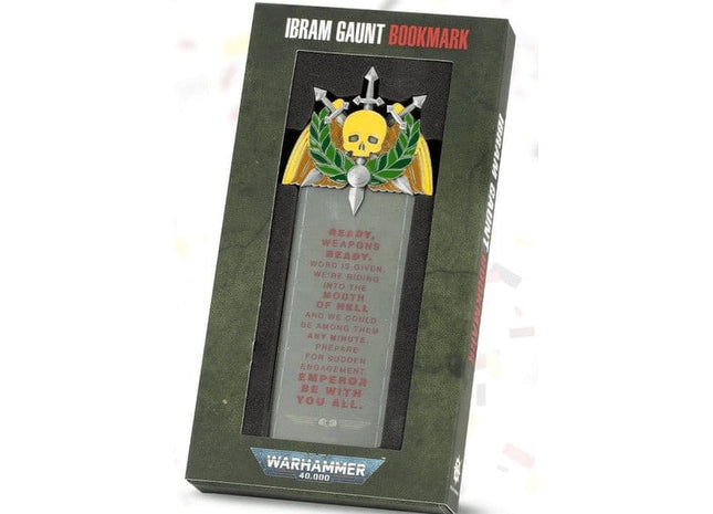 Gamers Guild AZ Black Library Ibram Gaunt Bookmark Games-Workshop Direct
