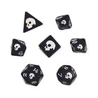 Gamers Guild AZ Black Oak Workshop Black Oak Workshop: 7-Dice Set: Black Death Black Oak Workshop