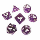 Gamers Guild AZ Black Oak Workshop Black Oak Workshop: 7-Dice Set: Gemstone Dragon Amethyst Black Oak Workshop