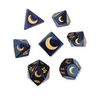 Gamers Guild AZ Black Oak Workshop Black Oak Workshop: 7-Dice Set: Kitty Clacks - Lunatalis Black Oak Workshop