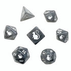 Gamers Guild AZ Black Oak Workshop Black Oak Workshop: 7-Dice Set: Kitty Clacks - Tom - Black Friday Black Oak Workshop