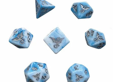 Gamers Guild AZ Black Oak Workshop Black Oak Workshop: 7-Dice Set: Swirl Dragon Cloud Black Oak Workshop