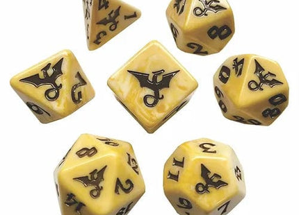 Gamers Guild AZ Black Oak Workshop Black Oak Workshop: 7-Dice Set: Swirl Dragon Dracolich - Black Friday Black Oak Workshop