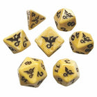 Gamers Guild AZ Black Oak Workshop Black Oak Workshop: 7-Dice Set: Swirl Dragon Dracolich Black Oak Workshop