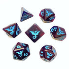 Gamers Guild AZ Black Oak Workshop Black Oak Workshop: 7-Dice Set: Swirl Dragon Dreadwyrm Black Oak Workshop