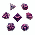 Gamers Guild AZ Black Oak Workshop Black Oak Workshop: 7-Dice Set: Swirl Dragon Faerie Black Oak Workshop