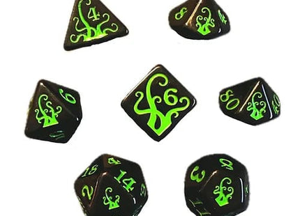 Gamers Guild AZ Black Oak Workshop Black Oak Workshop: 7-Dice Set: Tentacles Black Oak Workshop
