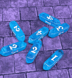 Gamers Guild AZ Black Oak Workshop Black Oak Workshop: Blue Crystal D4 (Long) Black Oak Workshop