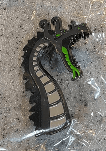 Gamers Guild AZ Black Oak Workshop Black Oak Workshop: Dragon Pins (Black) Black Oak Workshop