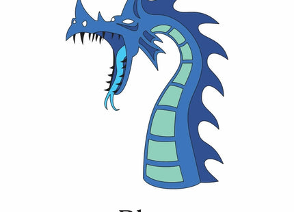 Gamers Guild AZ Black Oak Workshop Black Oak Workshop: Dragon Pins (Blue) Black Oak Workshop