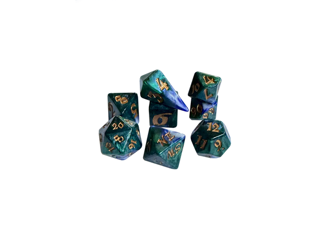 Gamers Guild AZ Black Oak Workshop Black Oak Workshop: Expeditions - Cloudpine 8-Dice Set Black Oak Workshop