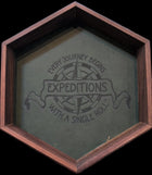 Gamers Guild AZ Black Oak Workshop Black Oak Workshop: Expeditions - Green Leather-Lined Dice Tray Black Oak Workshop