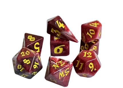 Gamers Guild AZ Black Oak Workshop Black Oak Workshop: Expeditions - Netherforge 8-Dice Set Black Oak Workshop