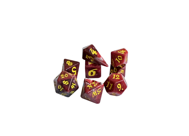 Gamers Guild AZ Black Oak Workshop Black Oak Workshop: Expeditions - Netherforge 8-Dice Set Black Oak Workshop