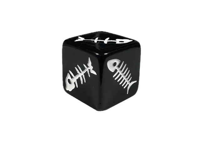 Gamers Guild AZ Black Oak Workshop Black Oak Workshop: Fishbones d6 Black Oak Workshop