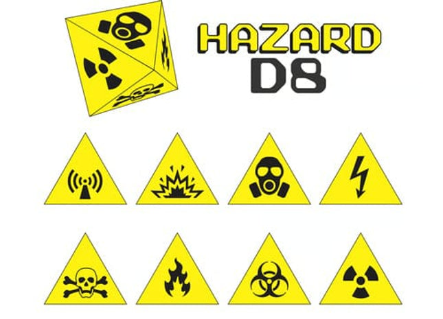 Gamers Guild AZ Black Oak Workshop Black Oak Workshop: Hazard d8 Black Oak Workshop