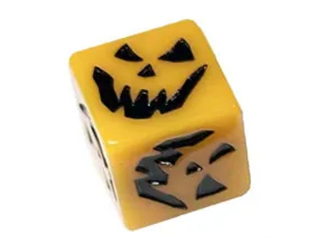 Gamers Guild AZ Black Oak Workshop Black Oak Workshop: Jack-O-Lantern d6 Black Oak Workshop