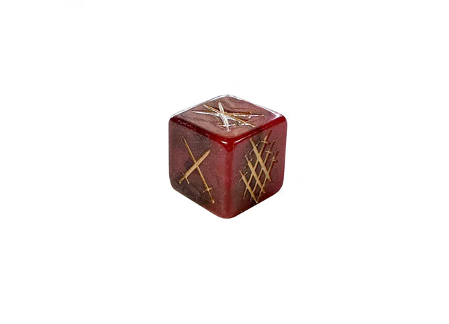 Gamers Guild AZ Black Oak Workshop Black Oak Workshop: Swords in the Stone d6 - Red Knight Black Oak Workshop