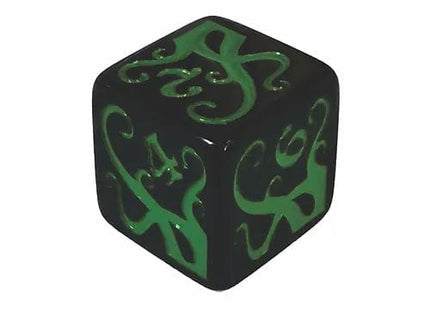 Gamers Guild AZ Black Oak Workshop Black Oak Workshop: Tentacle d6 Black Black Oak Workshop