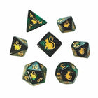 Gamers Guild AZ Black Oak Workshop Oak Workshop: 7-Dice Set: Kitty Clacks - Loki Black Oak Workshop