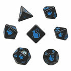 Gamers Guild AZ Black Oak Workshop Oak Workshop: 7-Dice Set: Kitty Clacks - Nebula Black Oak Workshop