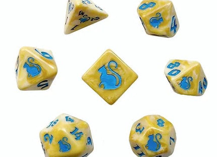 Gamers Guild AZ Black Oak Workshop Oak Workshop: 7-Dice Set: Kitty Clacks - Yum-Yum Black Oak Workshop