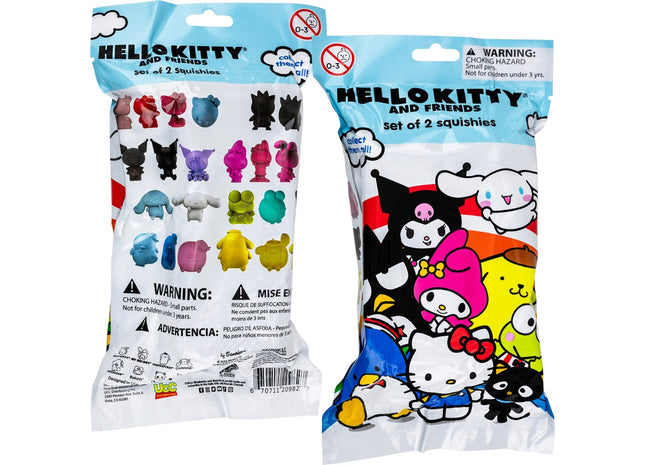 Gamers Guild AZ Blind Box Hello Kitty and Friends Squishy 2pk Blind Bag Toy Temple