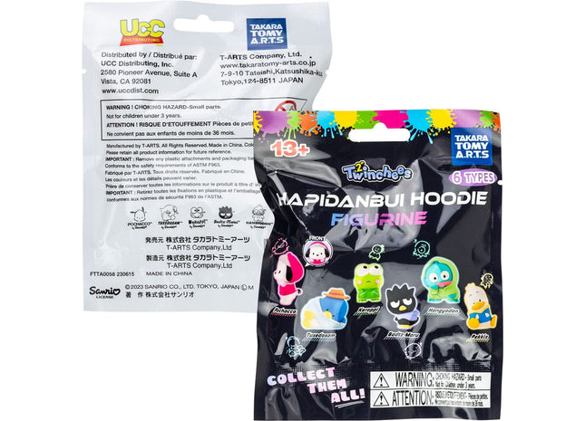 Gamers Guild AZ Blind Box Sanrio Hapidanbui Hoodie Figure Blind Bag Toy Temple