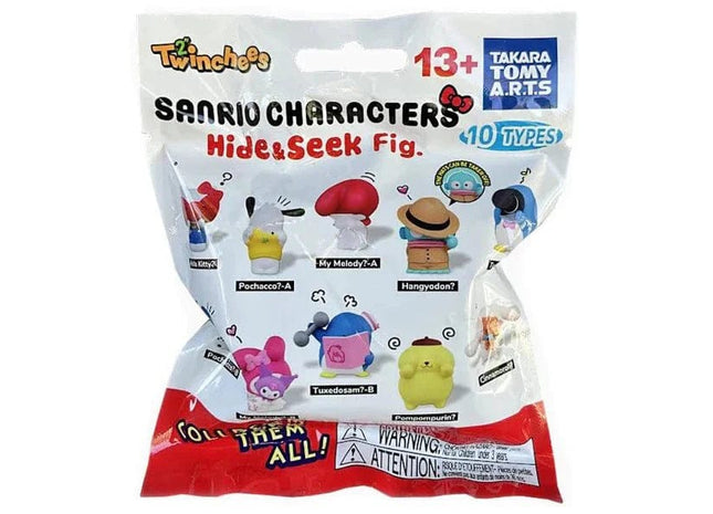 Gamers Guild AZ Blind Box Twinchees Sanrio Characters Hide & Seek Fig Mystery Box Toy Temple