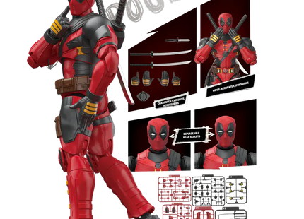 Gamers Guild AZ Blokees Blokees: Marvel Deadpool & Wolverine - Champion Class Deadpool Model Kit Toy Temple